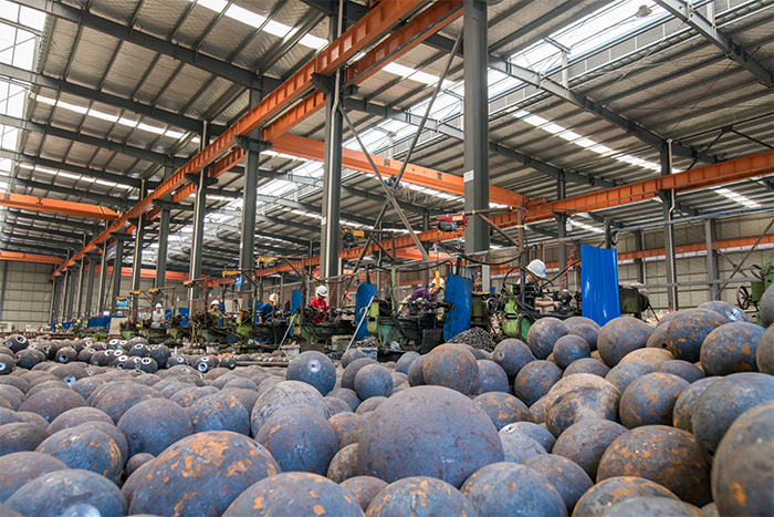 金山网架配件车间